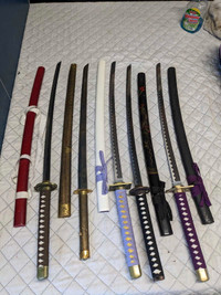 Samurai/ Katana Sword Collection: 5 for $150