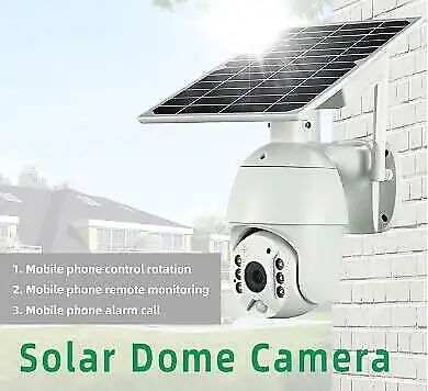HD 1080P Wi-Fi Outdoor PTZ Solar Power Security CCTV Camera, View more