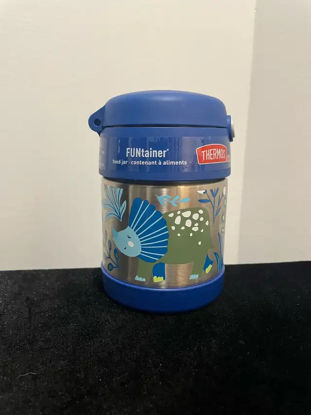 Brand new kids Thermos food jar with spoon, dinosaur design  in Other in Markham / York Region - Image 2