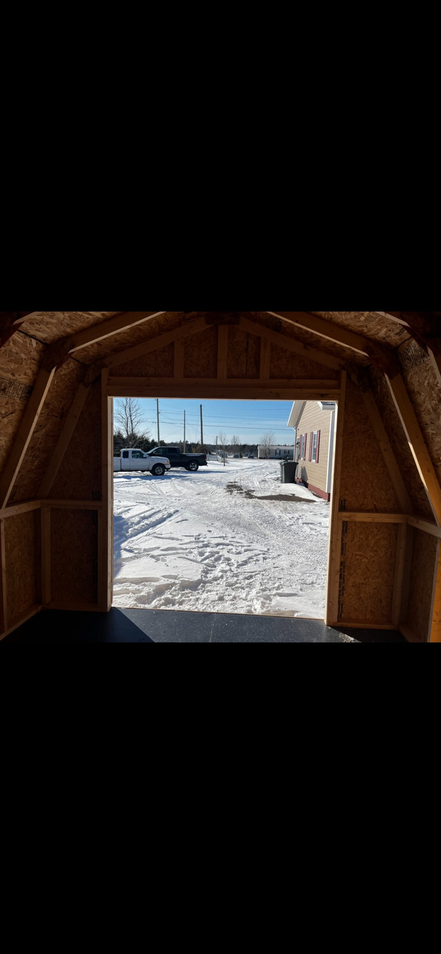 12’x12’ Gambrel style shed  in Outdoor Tools & Storage in Summerside - Image 4