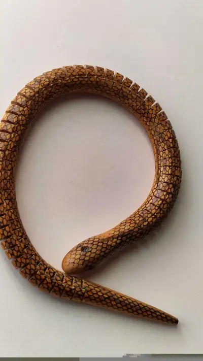 Wooden Snake Toy - Wooden Snake "slithers" 19", View more