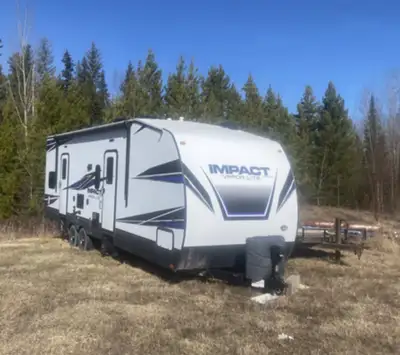 Available now. Located in North Western BC 2019 Impact Vapor Lite 29V Toy Hauler Not a normal item t...
