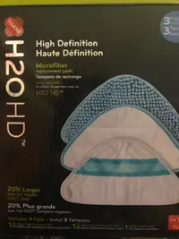 H2O High Definition Microfiber Larger Replacement pads