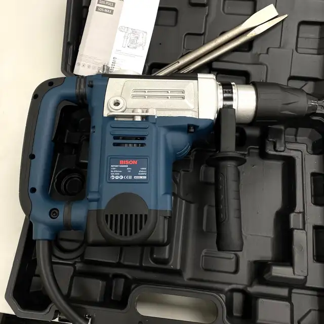 BISON SDS MAX Rotary Hammer Drill concrete breaker Heavy Duty in Power Tools in Mississauga / Peel Region - Image 8