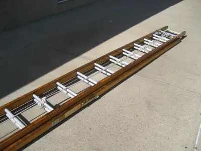 28 foot wood extension ladder, View more