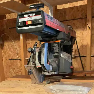 craftsman 12-amp radial arm  saw , View more