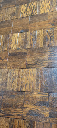 Raw hardwood flooring 