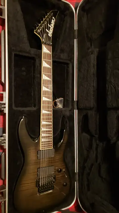 7 string Jackson arch top soloist made in japan $1700 obo try your trades! Really looking for an esp...