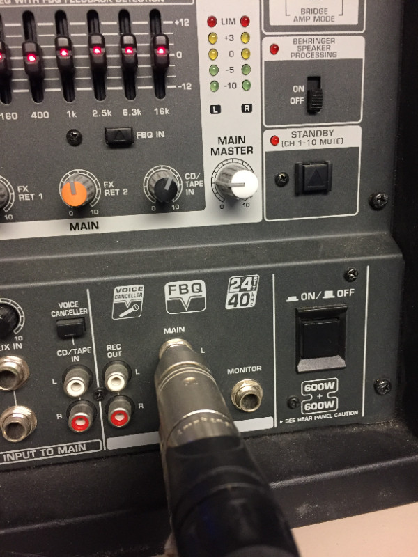 BEHRINGER  PMP1280S  POWERED MIXER in Performance & DJ Equipment in Winnipeg - Image 4