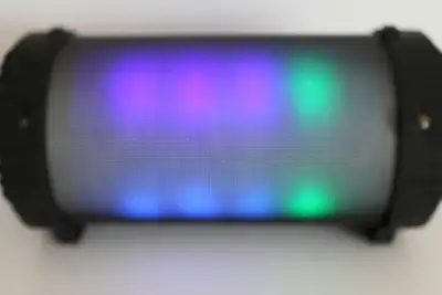 QFX BLUETOOTH SPEAKER WITH FLASHING COLOURED LIGHTS, View more