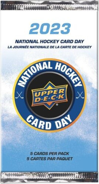 NATIONAL HOCKEY CARD DAY - 2023 … PACKS .... SLAFKOVSKY, BENIERS