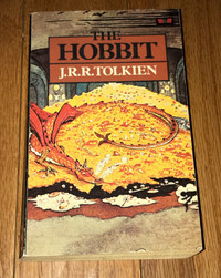 The Hobbit by J.R.R. Tolkien Vintage Unwin Paperback Book 1983