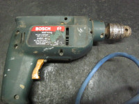 Corded saw and drill.