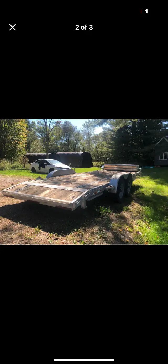 20’ Aluminium car Hauler in Cargo & Utility Trailers in Renfrew - Image 3