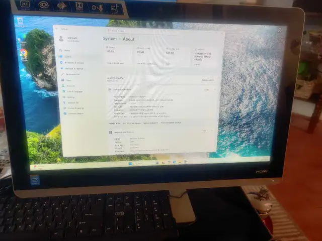 Acer All-in-One Desktop 21" Screen win 11 in Desktop Computers in Richmond - Image 4
