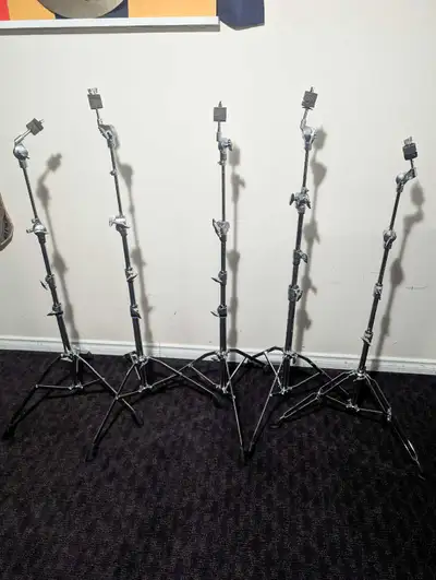 Yamaha, 5 hide a boom cymbal stands for sale, View more