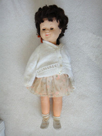 Rosebud antique collectible doll