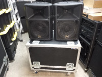 Pair Electro-Voice SX200 Speakers with Hard Road Case