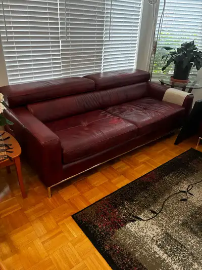 Leather sofa set, View more