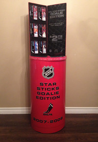 McDonald's 2007/2008 NHL Star Sticks in a Display Stand