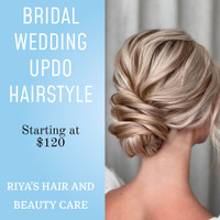 BRIDAL WEDDING UPDO HAIRSTYLE