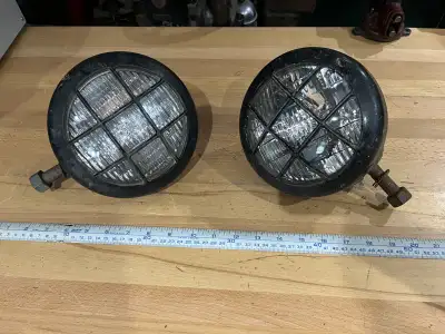 Antique Tractor Lights for sale at LeToolman's Antique Tools in Verner. Barn find from two different...