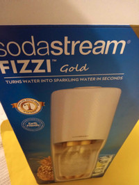 Soda Stream White Gold FIZZI Sparkling Water Maker Special Ed