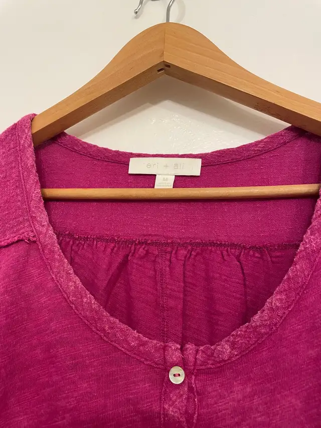 Pink Button Shirt (L)63008305937537122