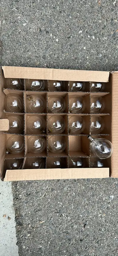 25 brand new patio lantern bulbs