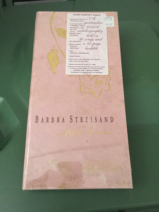 Barbra Streisand Just For the Record CD Box Set (Sealed) in CDs, DVDs & Blu-ray in North Bay