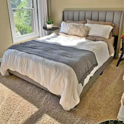 Queen/King Bed Frame – New Stock | Free Shipping Available, View more