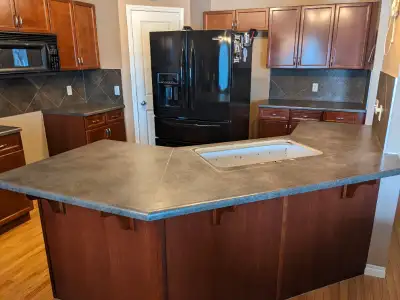 - We can update those old laminate counters to a modern look for a budget friendly cost. Our special...