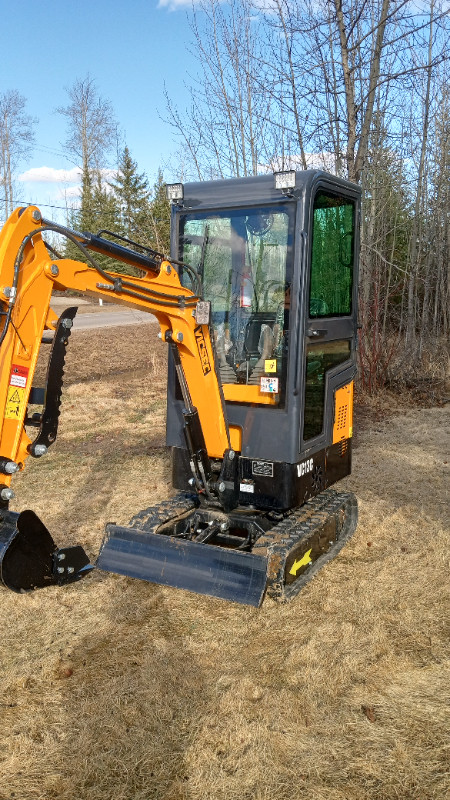 New Mini Excavator, modified Hydraulic, smooth operation in Heavy Equipment in Fort McMurray