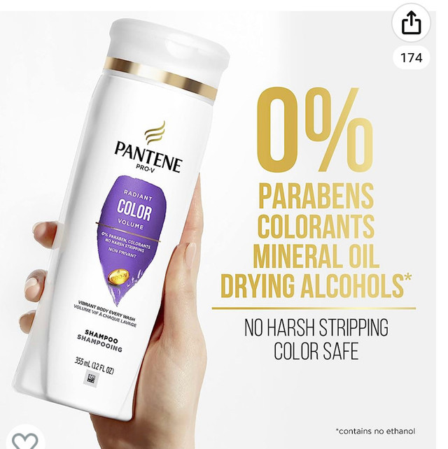 PANTENE PRO-V Radiant Color Volume Shampoo, 12.0oz/355mL in Bathwares in City of Toronto - Image 2