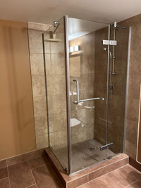 Corner Shower Glass Door