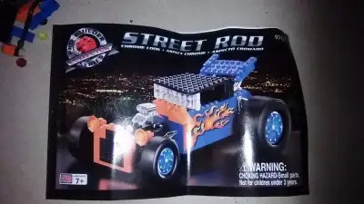 -- Mega Bloks STREET ROD 9705 Pro-Builder Collector's Series -- $10 model 9705, over 210 pieces, for...