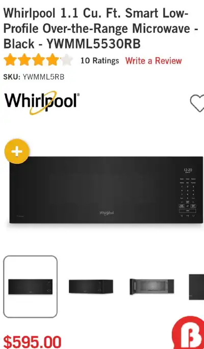 Over the Range Microwave, View more