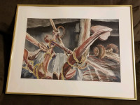 Jane B. Shaw Law (1917 - 2010) original watercolor painting