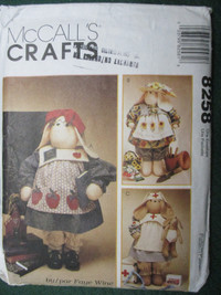 McCall's Crafts 8258 Sewing Pattern for 27" "Professional Bunnie