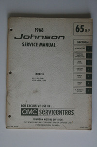JOHNSON Outboards Service Manual 1968
