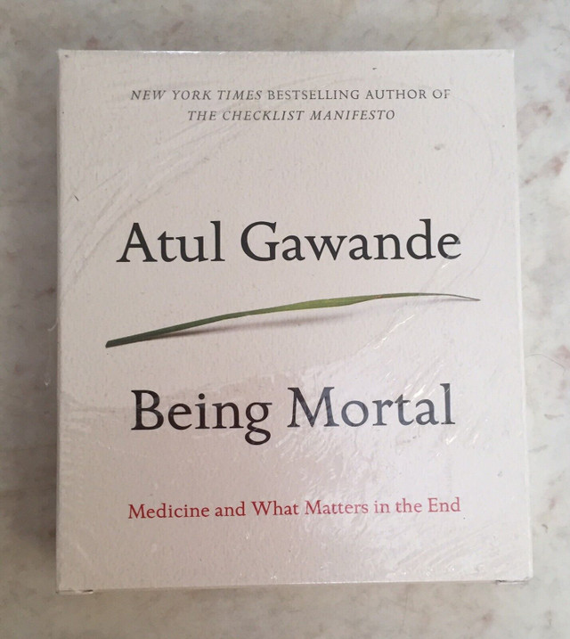 AUDIO BOOK - Atul Gawande - Being Mortal - NEW dans Essais et biographies  à Région de Markham/York