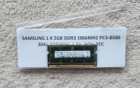 Samsung 1 x 2GB DDR3 1066MHZ PC3-8500