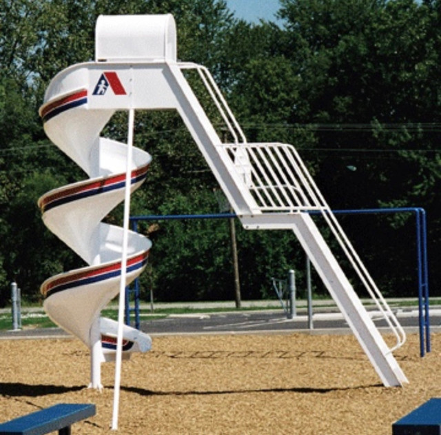 Wanted: 1980’s 12 foot Aluminum Spiral Playgound Slide in Other in Strathcona County