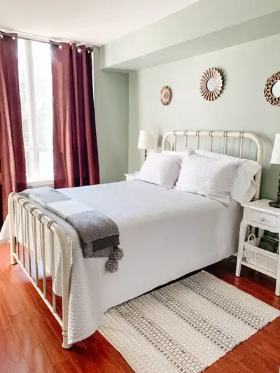 $1250 monthly. Private furnished room for rent, including a private bathroom and parking. Female loo...