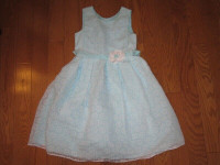 Size 8 Children`s Dress - very light blue colour