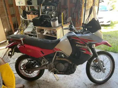 2008 Kawasaki KLR 650 Red, grey and black Excellent shape Dual- On and off road $3,800 Or best offer...