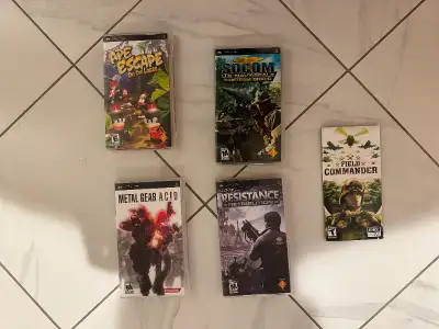 3 PSP Games All for $25, View more