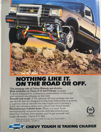 1984 Chevy S-10 4x4 Pickup Original Ad