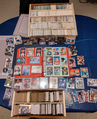 Huge NFL football card collection, over 6500 cards 1970's-2000's