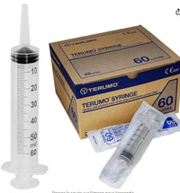 60 / 50 ml syringe catheter tip  / seringe avec bout catheter